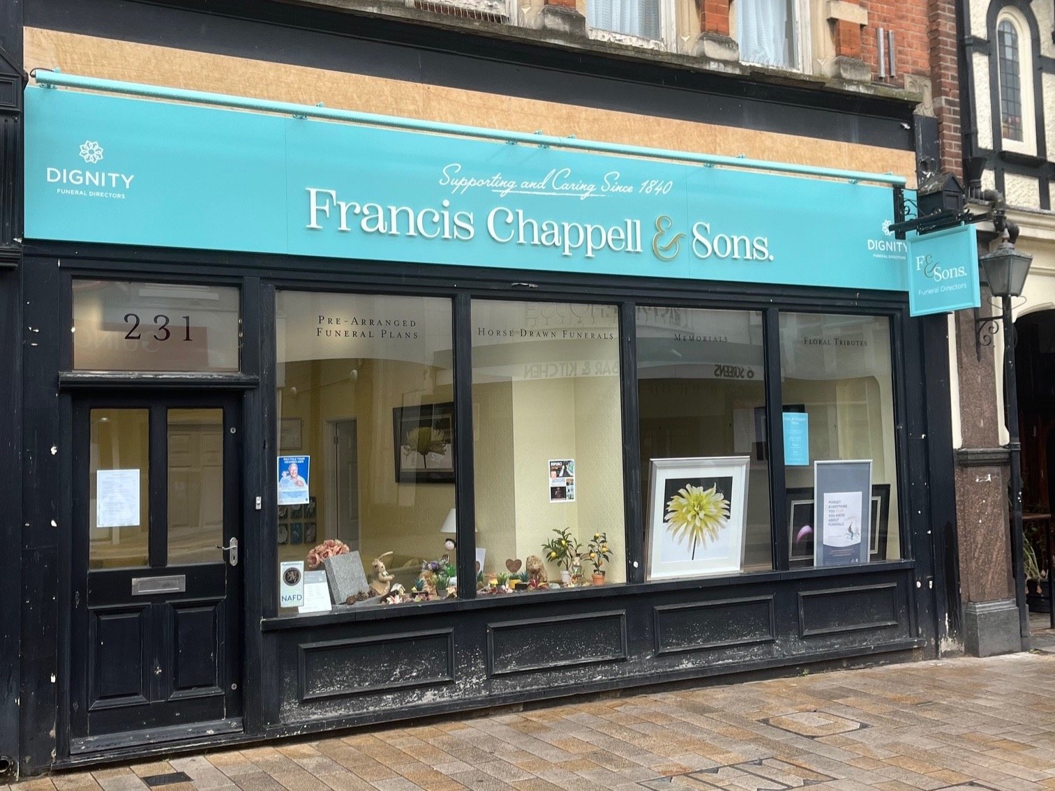 Francis Chappell & Sons Funeral Directors South East London, Here for
