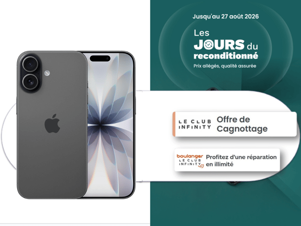 Reconditionné 
Iphone
Téléphone