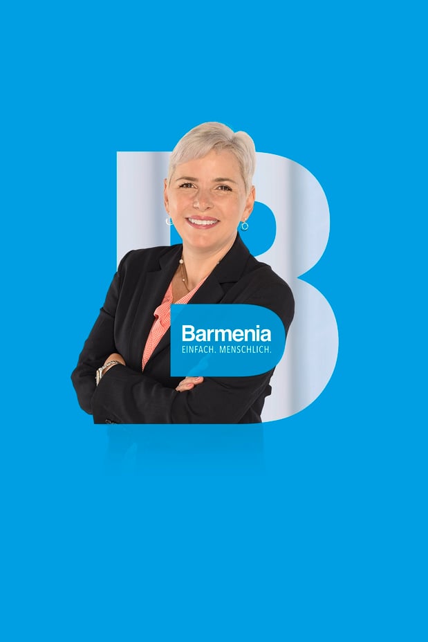 1.	Nadine Baumgartner. Ihre Ansprechpartnerin für die Barmenia Versicherung in Hamburg.