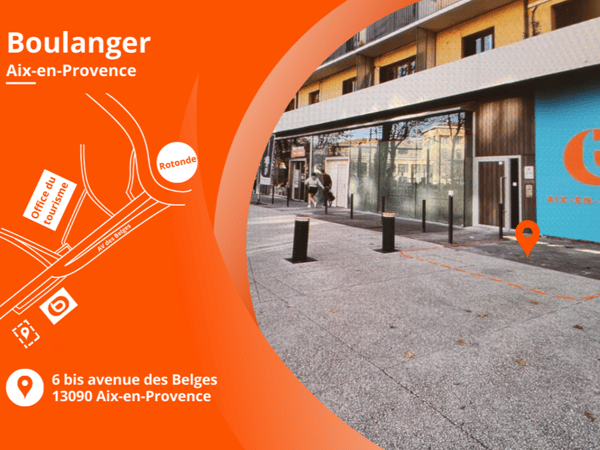 Récupérez vos articles en Drive au magasin Boulanger Aix-en-Provence