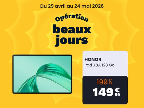 Tablette Android HONOR Pad X8a 128Go Space Grey