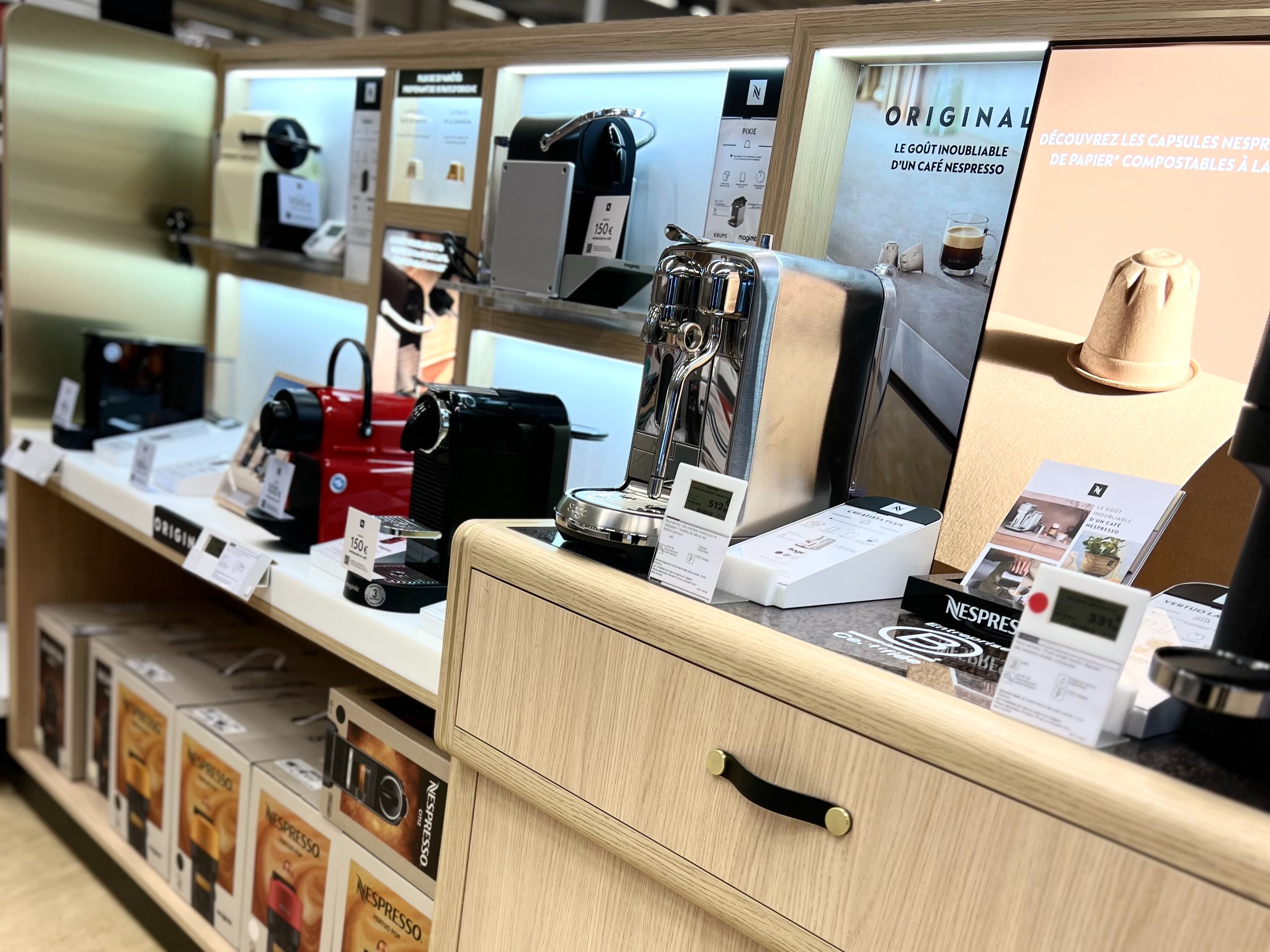 Corner Nespresso – Boulanger Valenciennes Petite-Forêt
