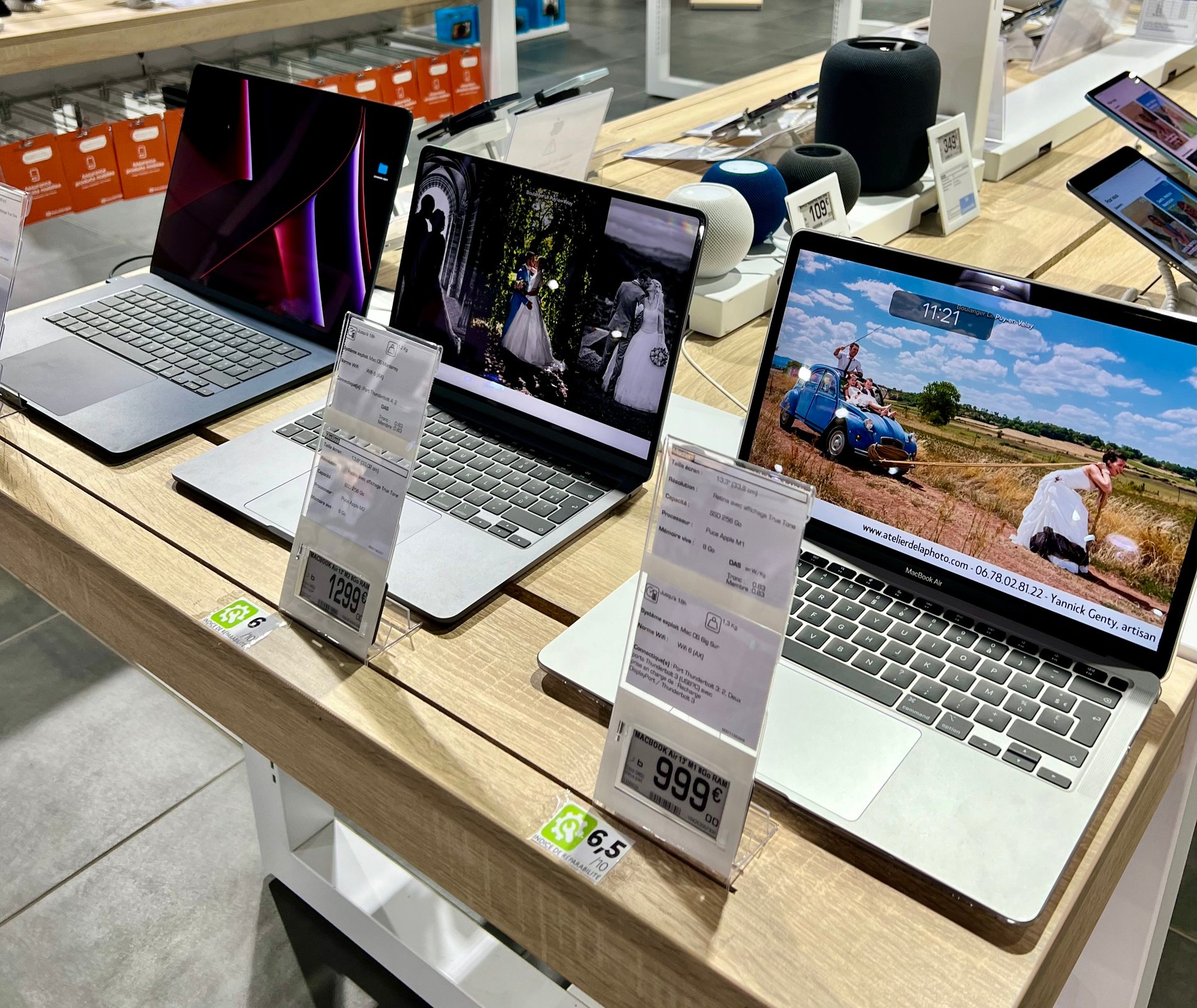 macbook air apple m1 et m2