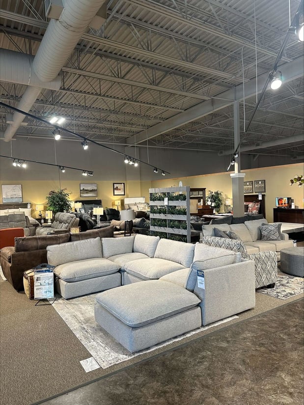 Dilworth Slumberland Furniture living room section