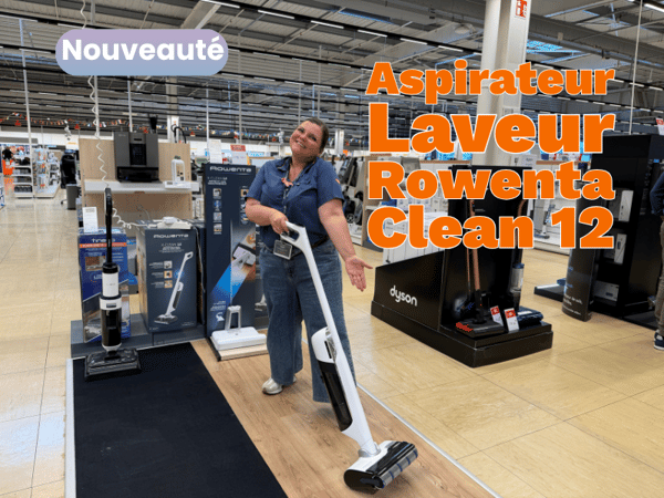 Aspirateur laveur ROWENTA GZ7257E0 X-Clean 12 + filtre disponible chez boulanger Avignon Le Pontet, magasin proche de Orange et Carpentras