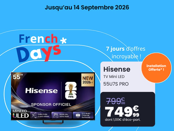 TV Mini LED HISENSE 55U7S PRO (2026) 55