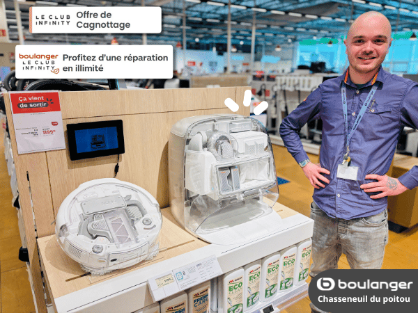 le magasin Boulanger chasseneuil présente le nouveau robot Dji ROMO