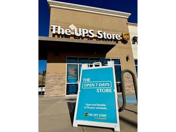 Facade of The UPS Store The Shops at Mesa Hills