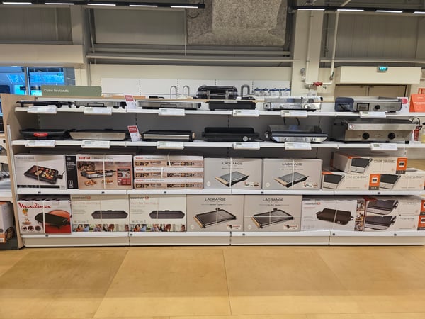 Mise en avant des planchas et des barbecues électriques avec Boulanger Marseille La Valentine.