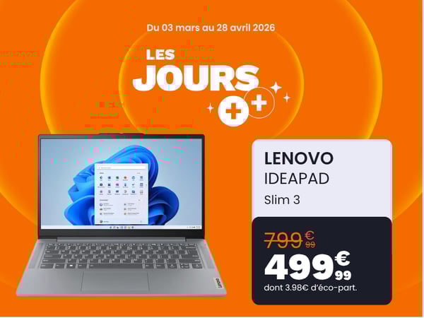 Ordinateur portable LENOVO IdeaPad Slim 3 15AMN8