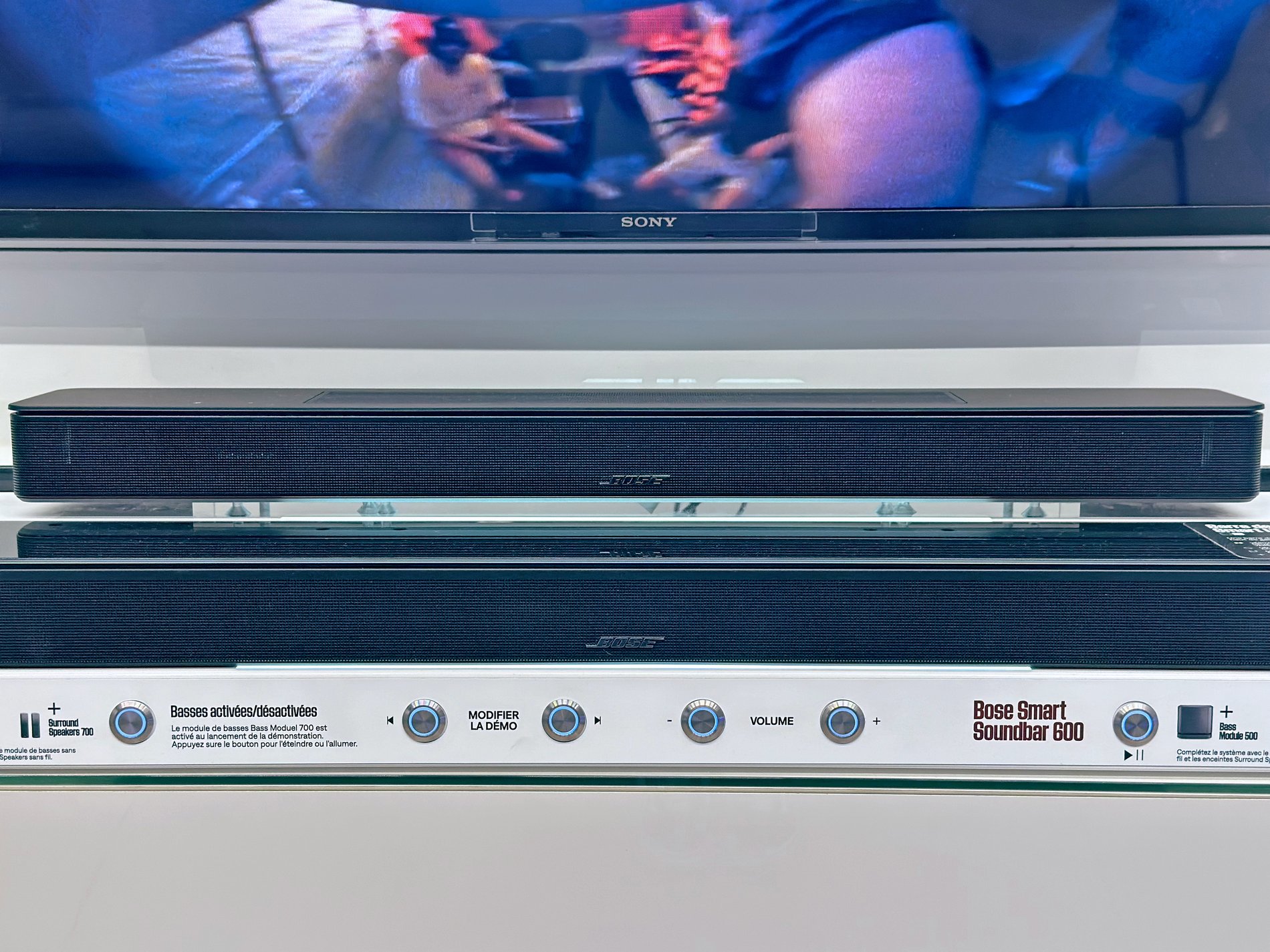 Barre de son Bose 600 en essai chez Boulanger Toulon La Garde