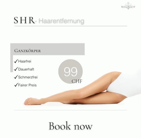 SHR dauerhafte Haarentfernung: Royal Beauty Dietikon GmbH - Beauty, Kosmetik und Körperpflege - 8953 Dietikon im Kanton Zürich