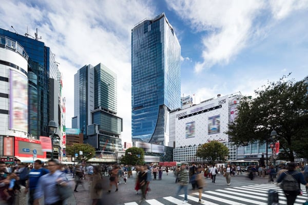 渋谷駅直結・直上229メートルの高さを誇る大規模複合施設　写真提供：渋谷スクランブルスクエア