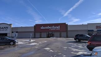 Slumberland Furniture Storefront in Muscatine, IA.