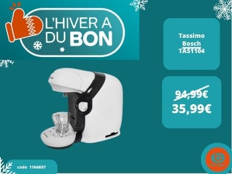 Retrouvez la machine à café Tassimo Bosch TAS1104 dans votre magasin Boulanger Boulogne sur mer