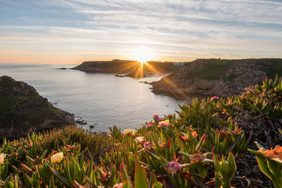 The sea and coastline of Jersey - Burial at sea