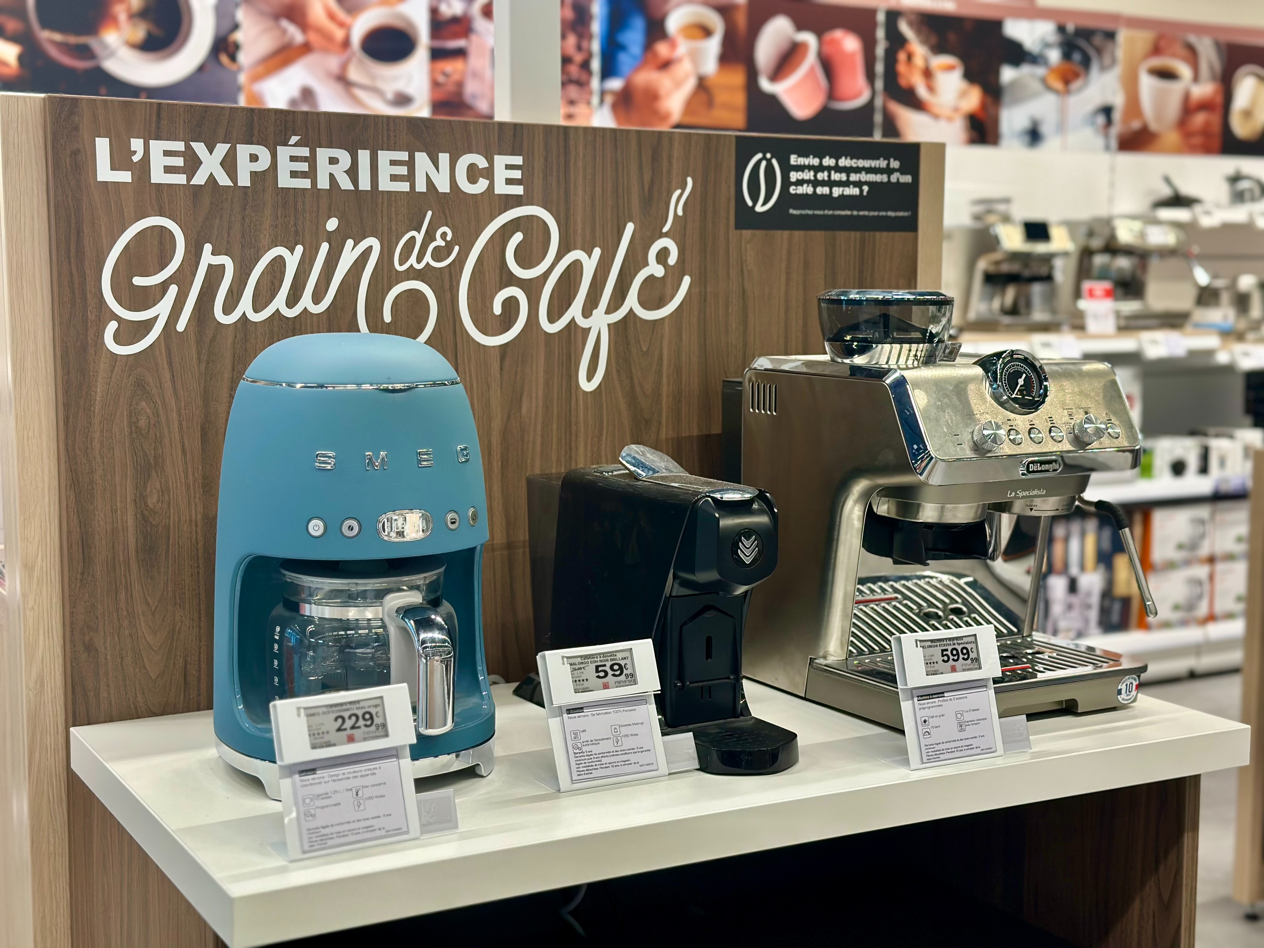 Expérience café dans votre magasin Boulanger sarcelles