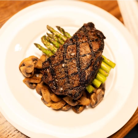 Empire Steak on a plate