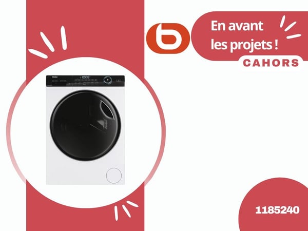 Lave linge hublot HAIER 👗