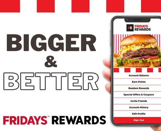 Fridays Rewards, Fridays App, tgi fridays app, tgi fridays rewards, free food