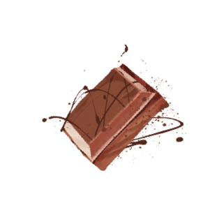 floating chocolate