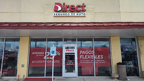 Direct Auto Insurance storefront located at  930 SW Military Dr., San Antonio
