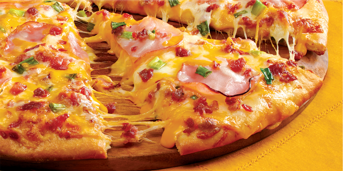 Double Bacon Cheddar Pizza