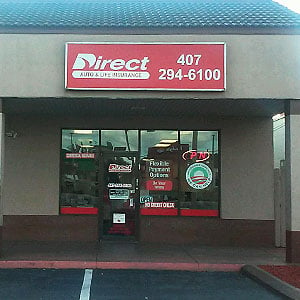 Front of Direct Auto store at 5206-B West Colonial Drive, Orlando
