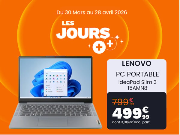 Ordinateur portable LENOVO IdeaPad Slim 3 15AMN8