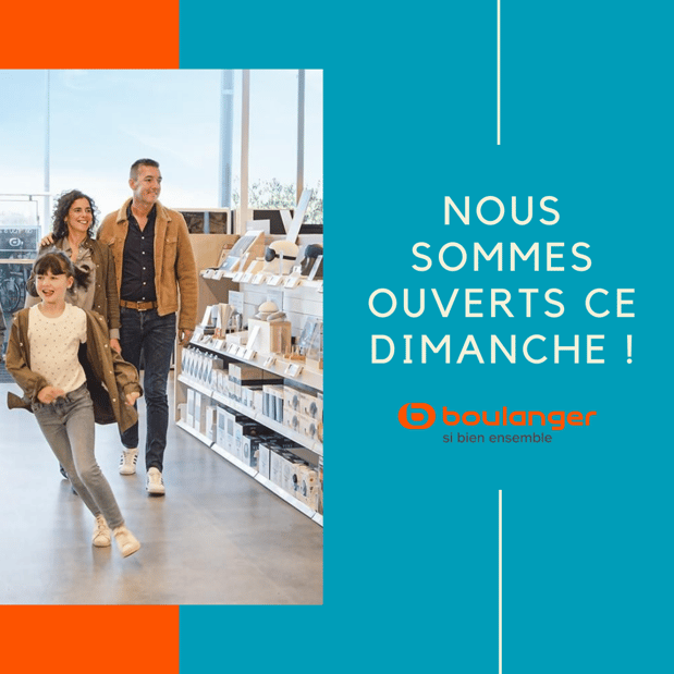 Nous Sommes Ouverts Ce Dimanche Magasin Boulanger Niort