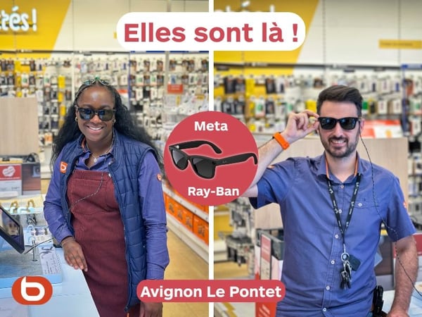 Les lunettes connectées meta ray-ban sont arrivées dans votre magasin boulanger avignon lepontet. Venez les tester et découvrir les montures existantes. Ce bijou technologique permet de prendre des photos, passer des appels, écouter de la musique, traduire un langue, le tout par commandes vocales.