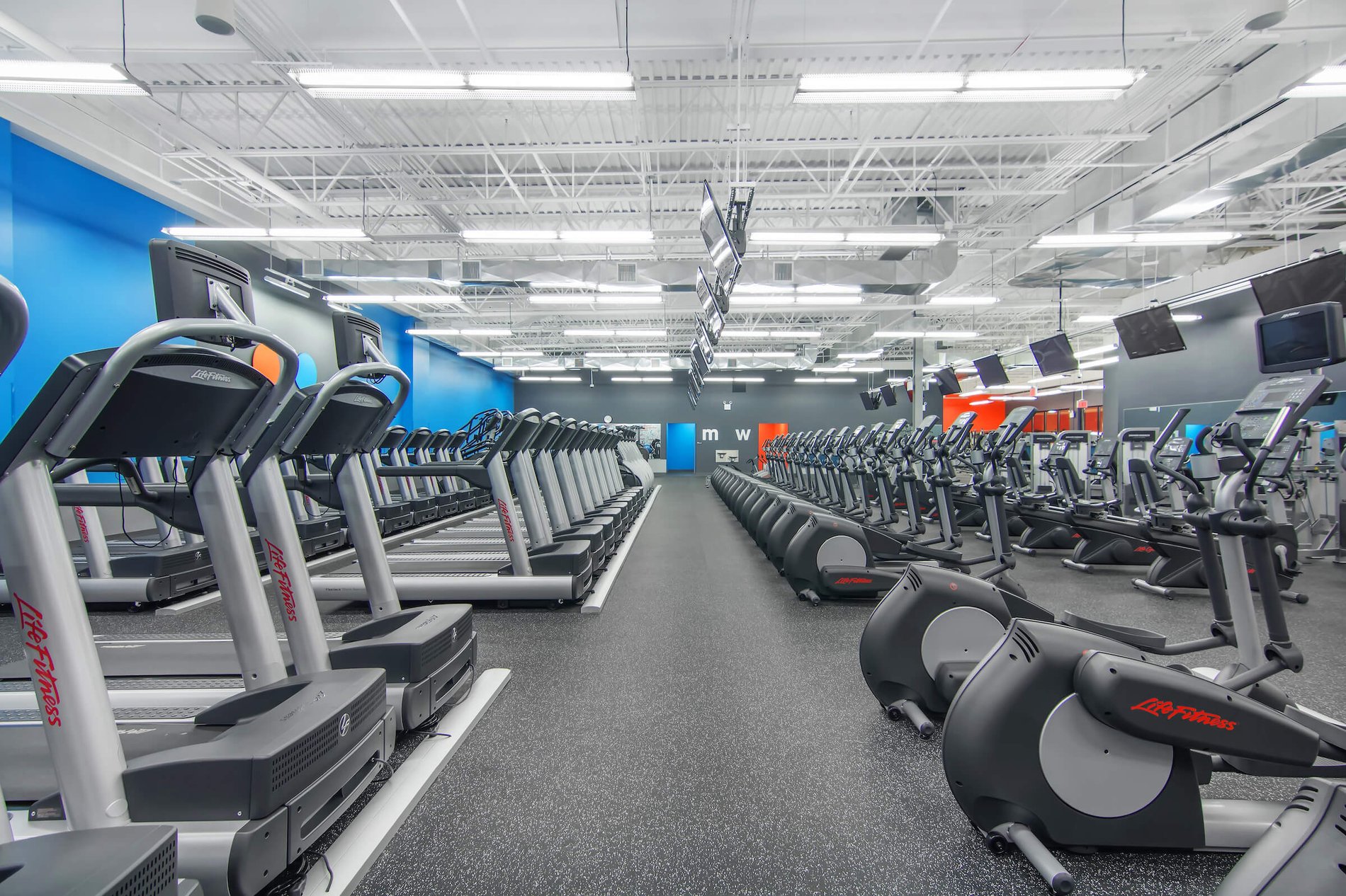 All Blink Fitness Gyms in NJ cardio equipment, strength equipment