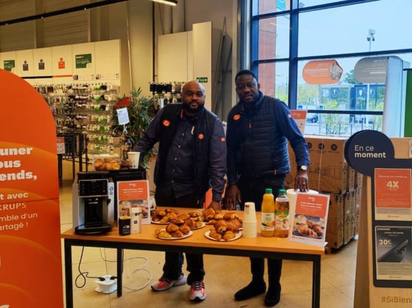 Petits déjeuner offerts.