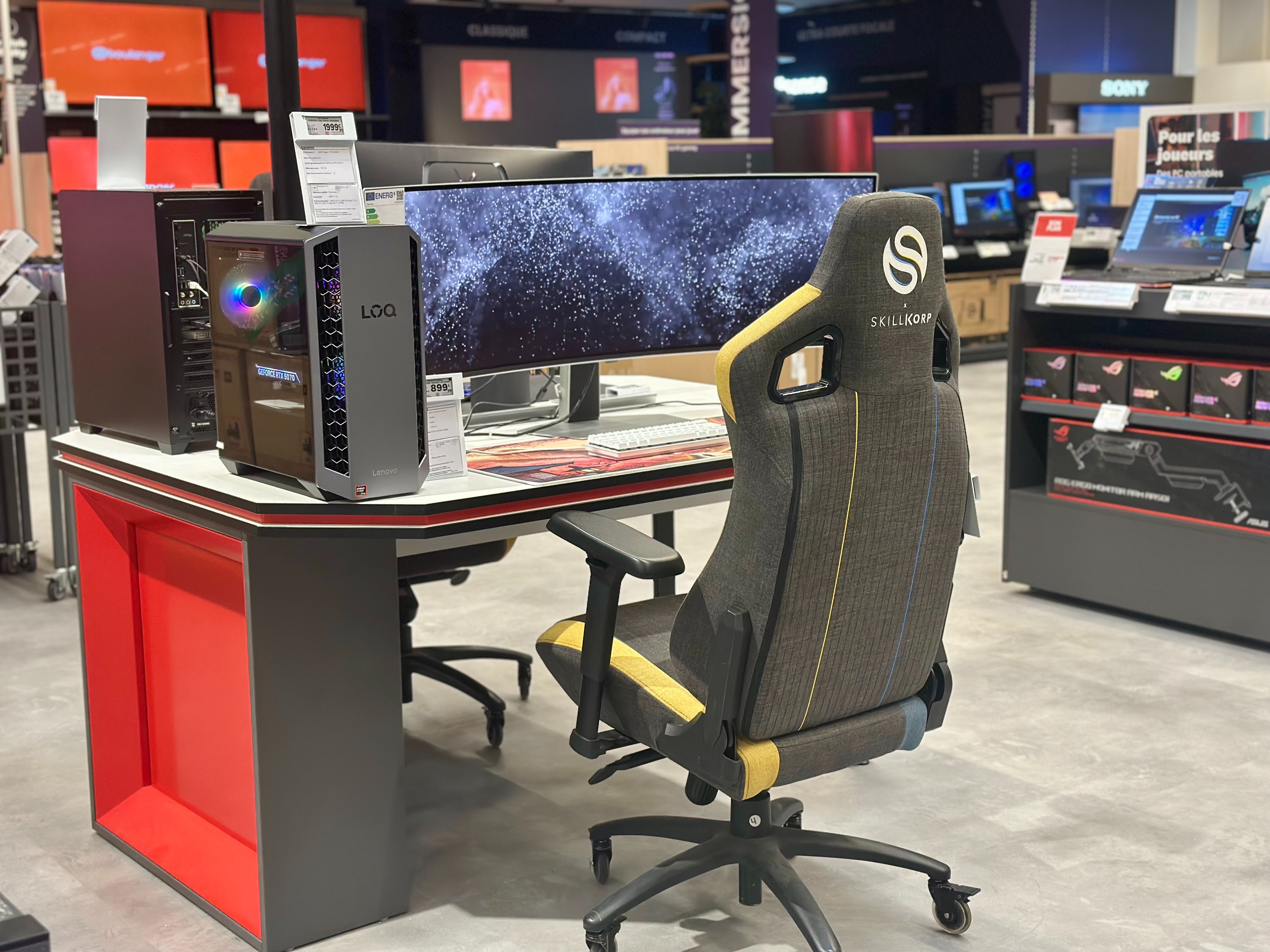bureeau gamer dans votre magasin Boulanger sarcelles