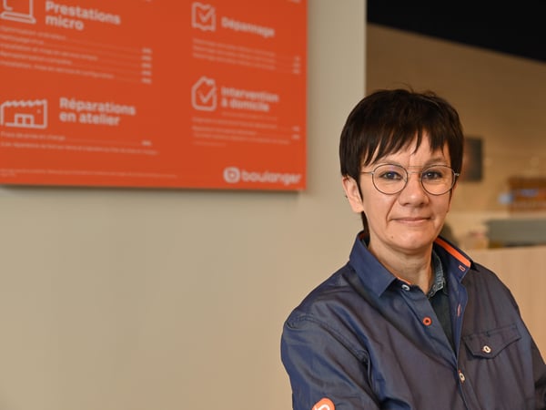 Katia, responsable exploitation du magasin Boulanger Vendenheim Reichstett