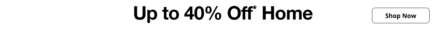 Up to 40% off of Home at JCPenney