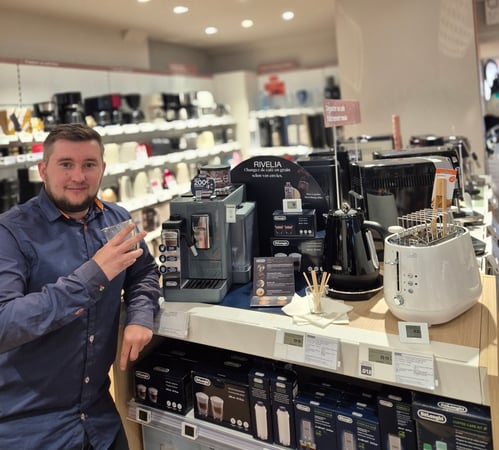 Delonghi Rivelia Latte FEB4455.G Boulanger Le Comptoir de Rouen.
Expresso Broyeur Delonghi Magnifica S Smart FEB2533.TB Boulanger le Comptroir de Rouen.
Nespresso Delonghi Vertuo  Boulanger Le Comptoir de Rouen.
 Boulanger Le Comptoir de Rouen
