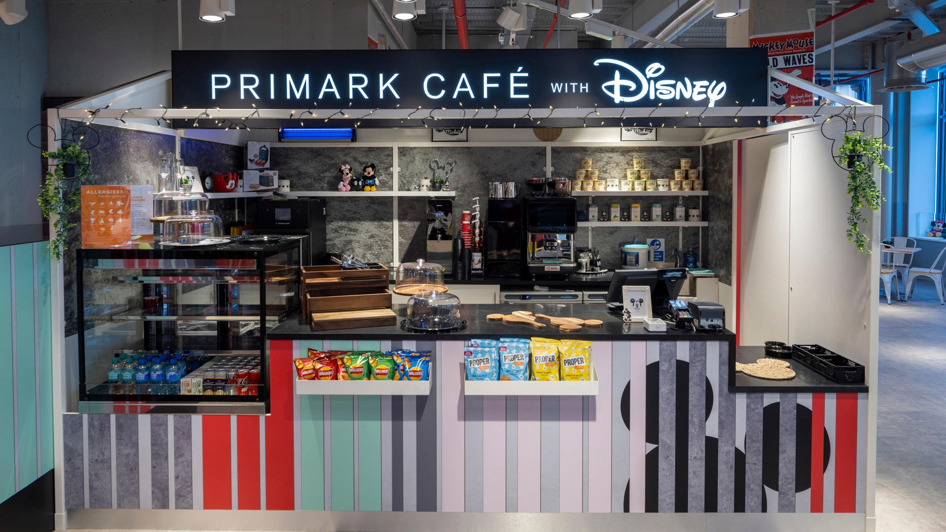 Disney cafe at Primark Belfast