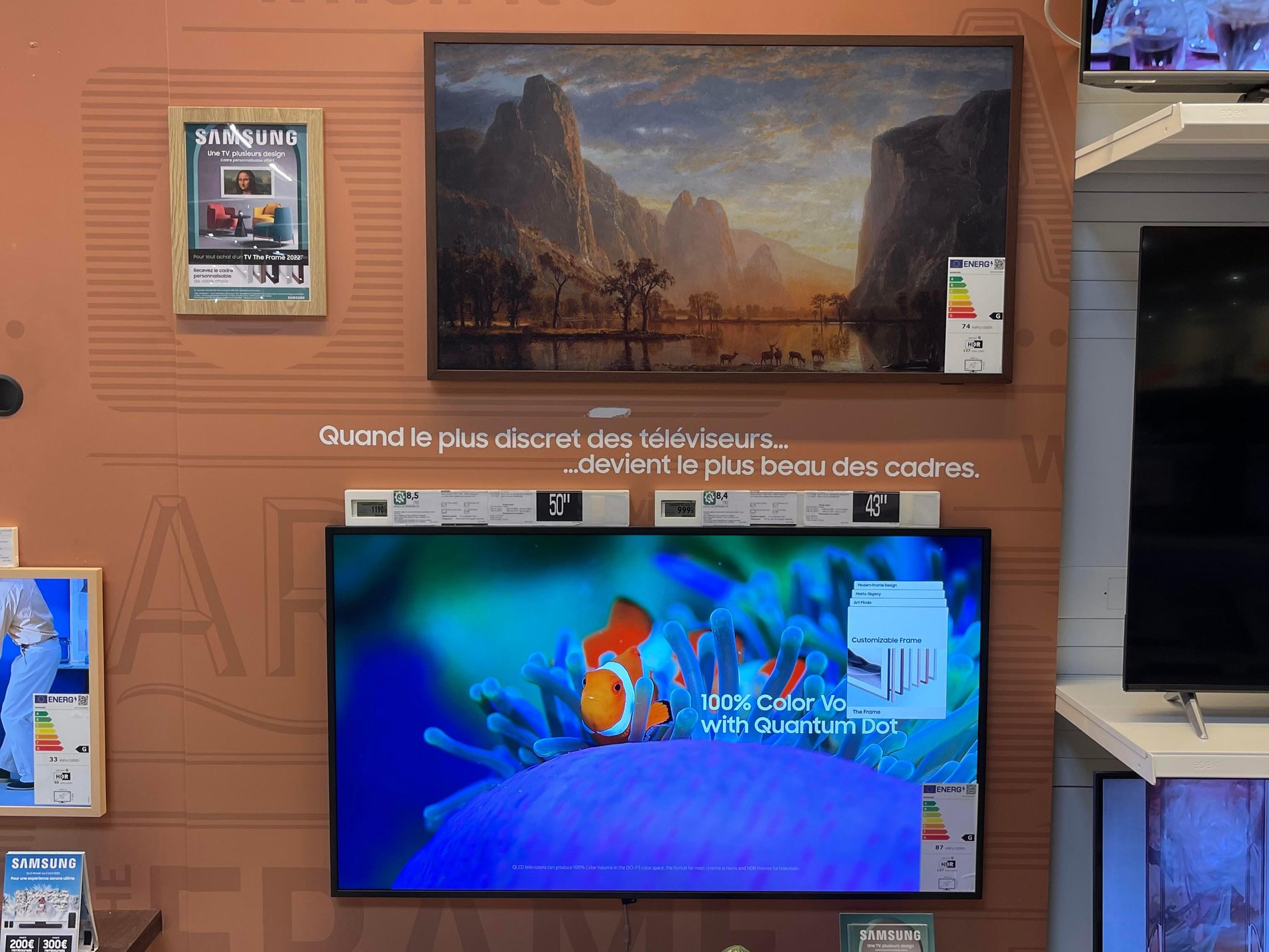 TV Samsung The Frame - Boulanger Caen Mondeville