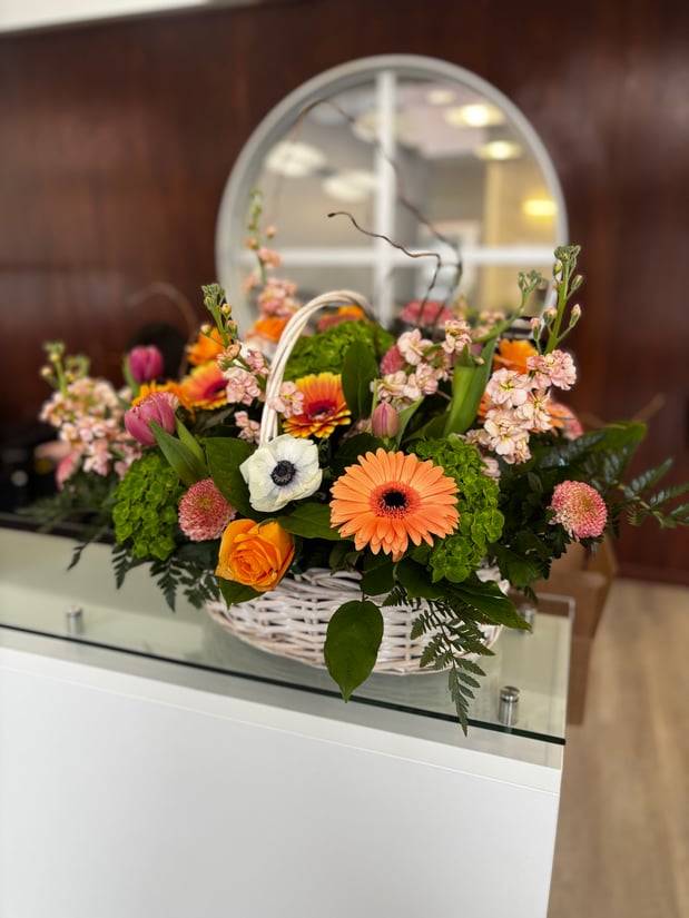 MVPT - Buffalo, NY Grand Opening front desk area with flowers.
