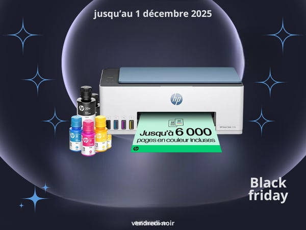 Imprimante jet d'encre HP Smart Tank 5106 Réf. 1189229