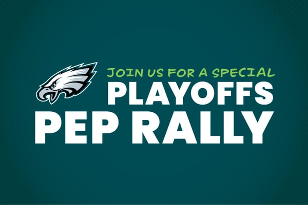 Join us for a special playoffs pep rally