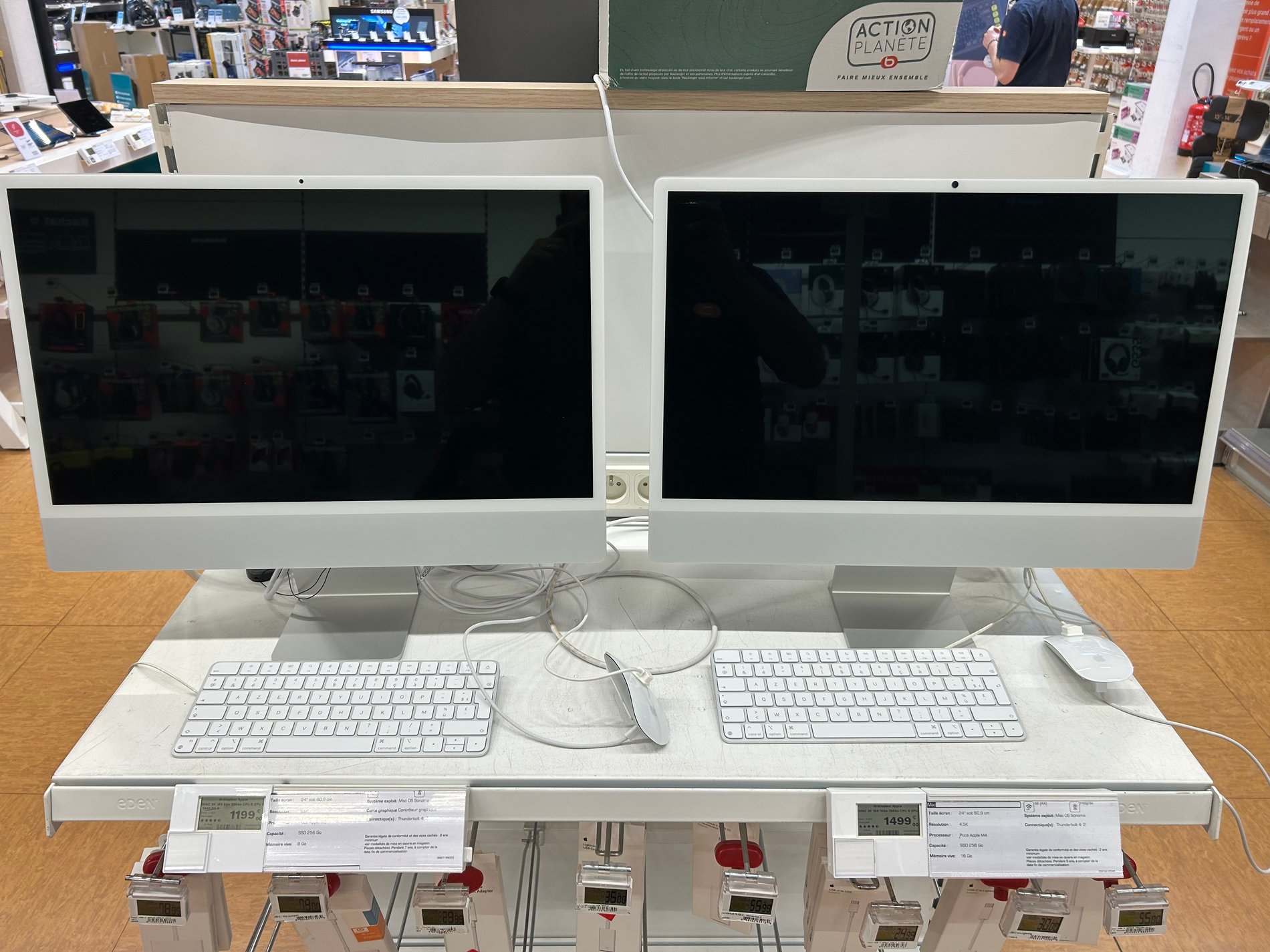 I Mac disponible au  magasin Boulanger de Grenoble-St Egrève
