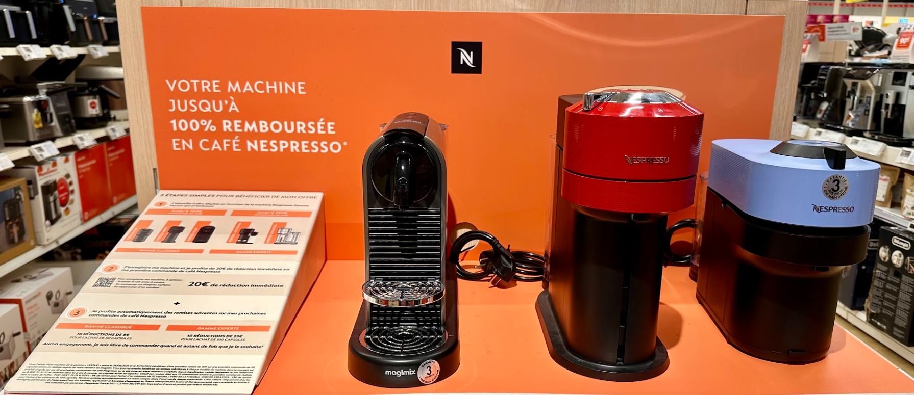 Machine à café  magasin boulanger Aubagne