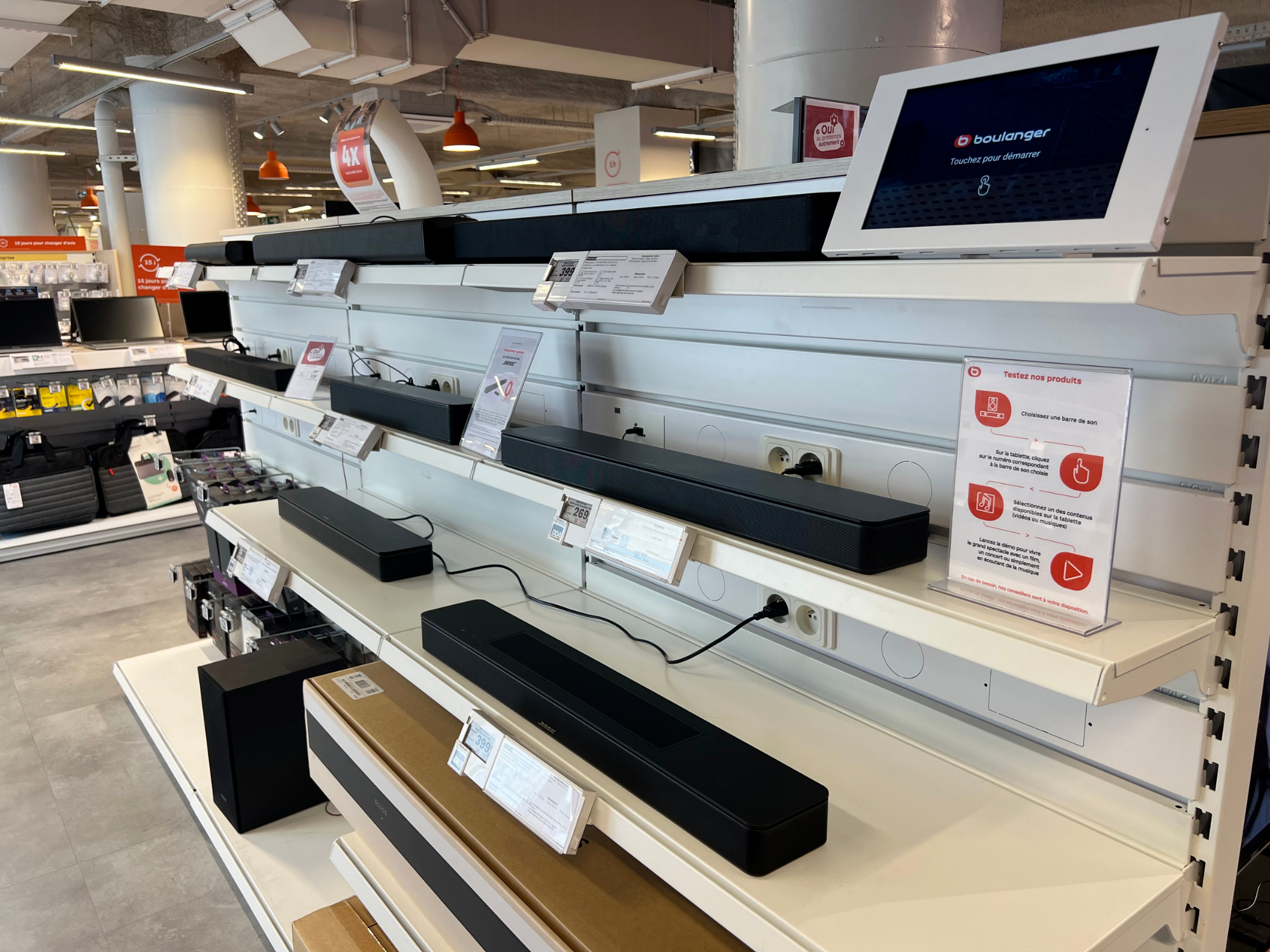 Rayon bar de son Bose