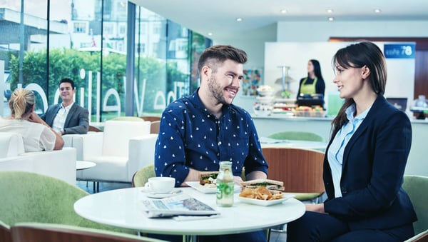 Cafe area in the Platinum Medical Centre