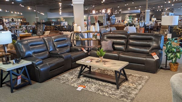 Alexandria Slumberland Furniture leather reclining furniture