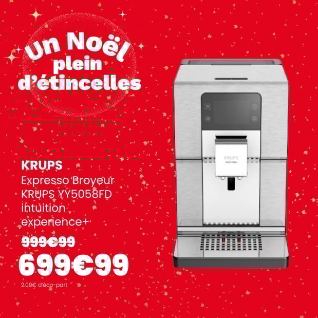 Expresso Broyeur KRUPS YY5058FD intuition experience+