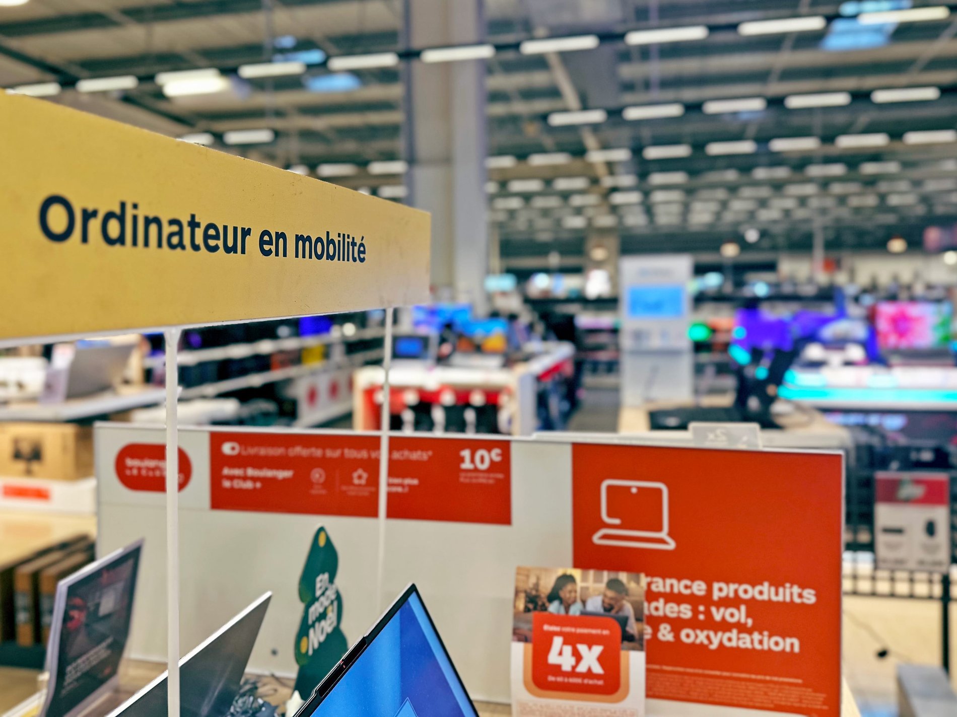 Rayon ordinateurs portable et PC chez Boulanger Toulon - La Garde