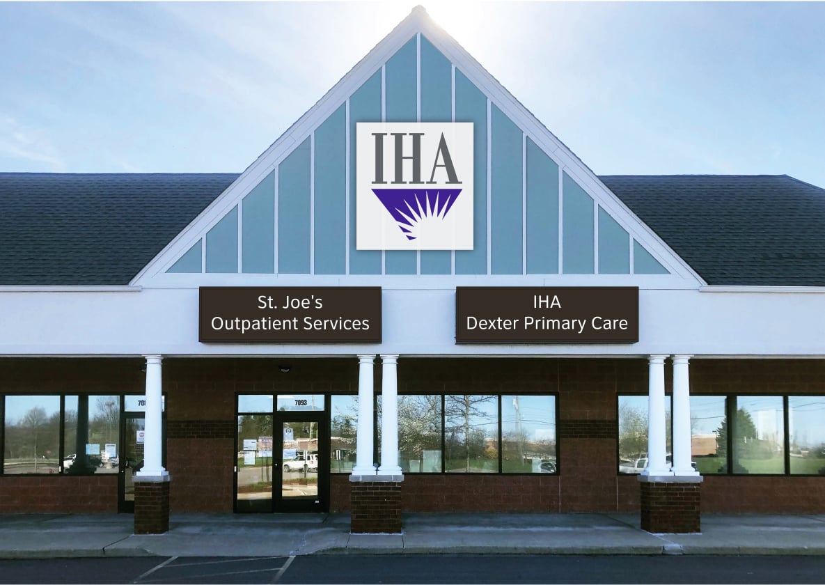 Trinity Health IHA Medical Group, Primary Care - Dexter is located in the Dexter Crossing Shopping Center.
